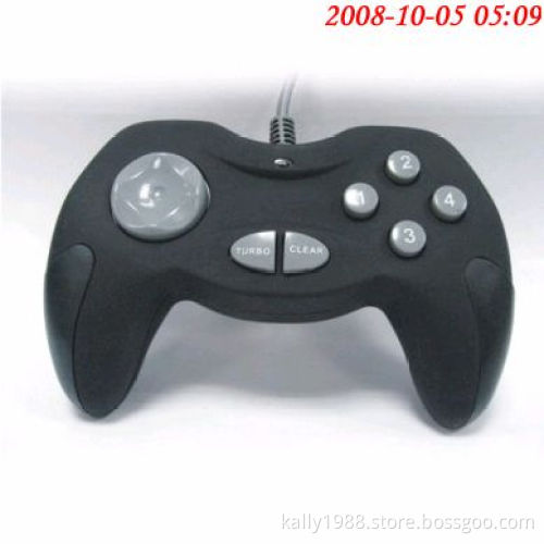 DIGITAL GAMEPAD with Rubber Grip & Turbo / Clear For Wii